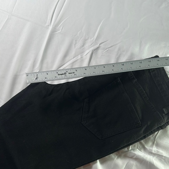 Black Flare Jeans with Dramatic Fringe - Picture 7 of 9